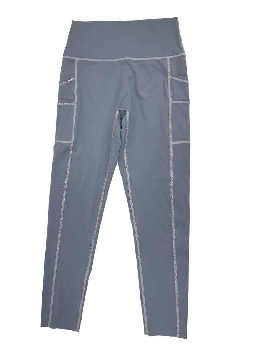 Aerie Offline Goals Blue High Rise Double Pocket 7/8 Leggings Womens L
